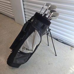 Tour Edge Bazooka JMax Iron-Wood Golf Club Set 3 , 5, 6, 7, 8, 9, P w/ Wilson Stand Bag