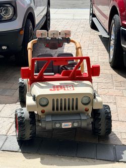 Jurassic Park Ride On Jeep 12V