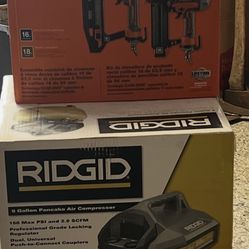Finish Nailer Kit And Pancake Air Compressor Kit 