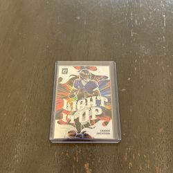 donruss optic lamar jackson light it up parallel
