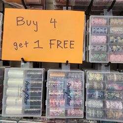 NAIL FOILS SALE!! BUY 4 GET 1 FREE!