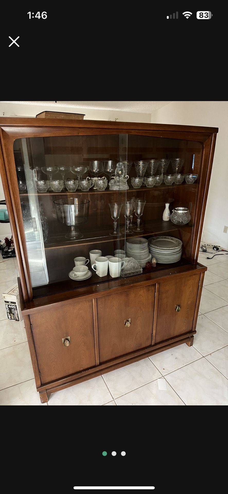 Mid Century Modern Hutch