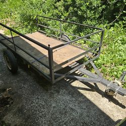 4x8 Trailer With 2 Spares 