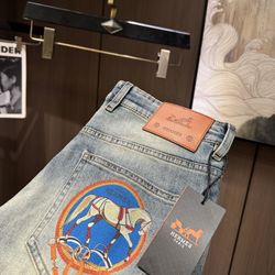 Hermes Men’s Jeans 2025 New 