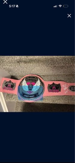 Wwe Bret The Hitman Hart Autograph Belt