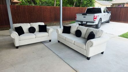 Sofa and loveseat