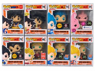 Funko Pop Dragon Ball Z Lot of 8