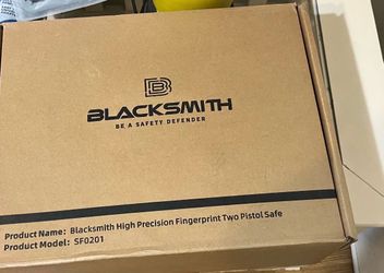 NEW Blacksmith Pistol Safe – Quick Access, Heavy Duty – In Box