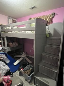 Loft Twin Bed With Desk