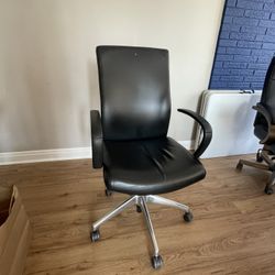 Black Office Chair (7 Sold Individually Or Grouped)