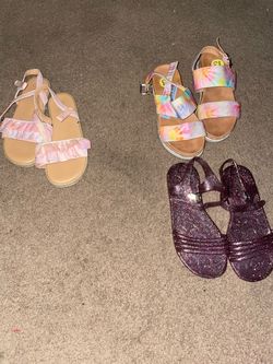 Size 12c and 13c girl sandals