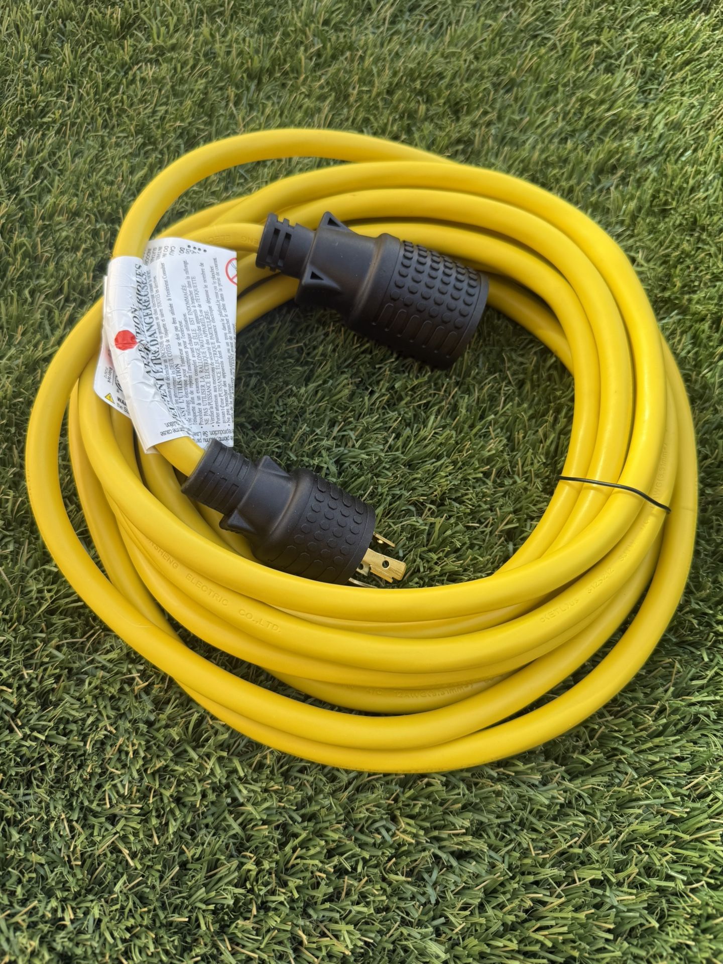 Brand New 25 Ft Generator Cord 4 Prong 