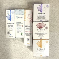 Face Cream Brand New Bundle Of 6 Derme-E And Mychelle