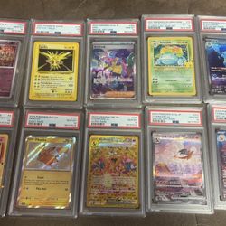 Pokémon Cards - PSA Graded Slabs