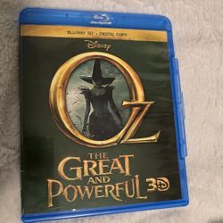 OZ The Great And Powerful 3D Bluray