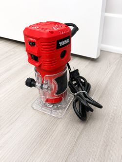 TEENO 800W Variable Speed Compact Trim Router w/ Box & Accessories