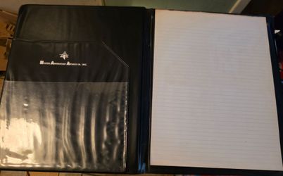 Vintage North American Aviation Promo Padfolio / Notebook Organizer