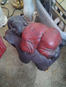 Baby Buddha Riding Elephant