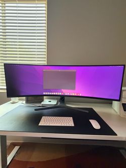 Samsung odyssey G9 49” curved computer monitor