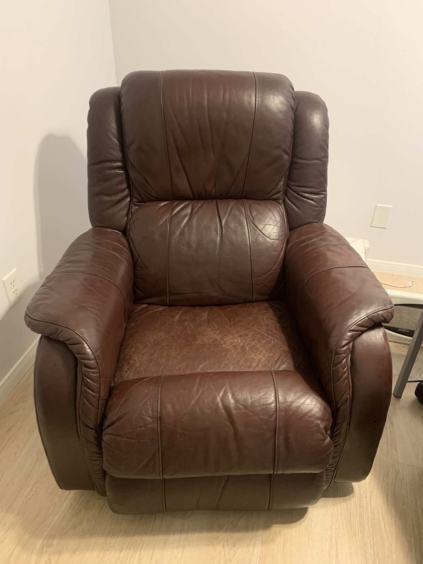Leather, Rocking Recliner