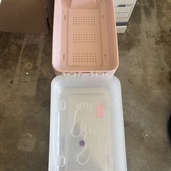 👟 PLASTIC SHOE STORAGE BOXES – $5