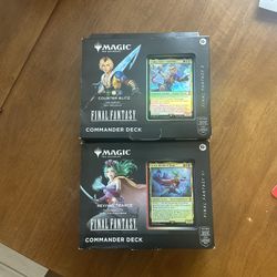 Magic Final Fantasy Commander Decks