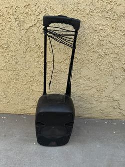 Portable speaker with mic