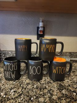 Rae Dunn Halloween Mugs
