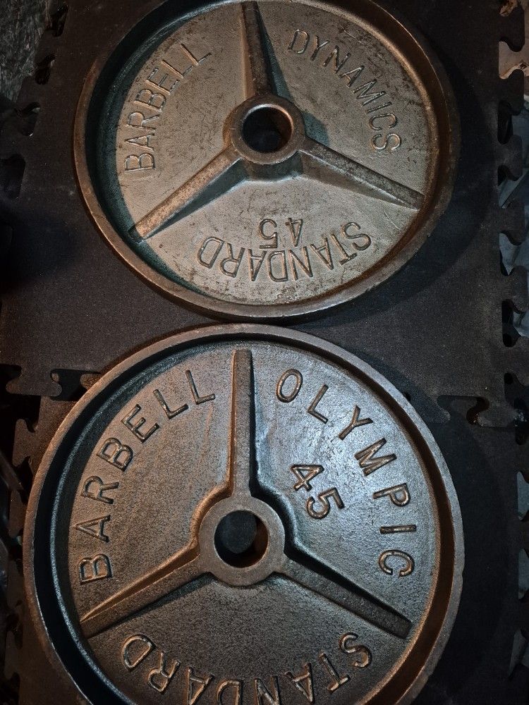 45lbs Olympic WEIGHTS 