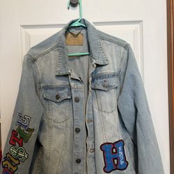 Jean Jacket “Hustle” 