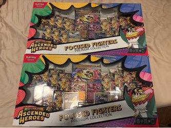 Pokemon Ascended Heroes Focused Fighters Collection