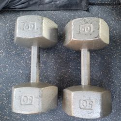 50lbs Dumbells Weights