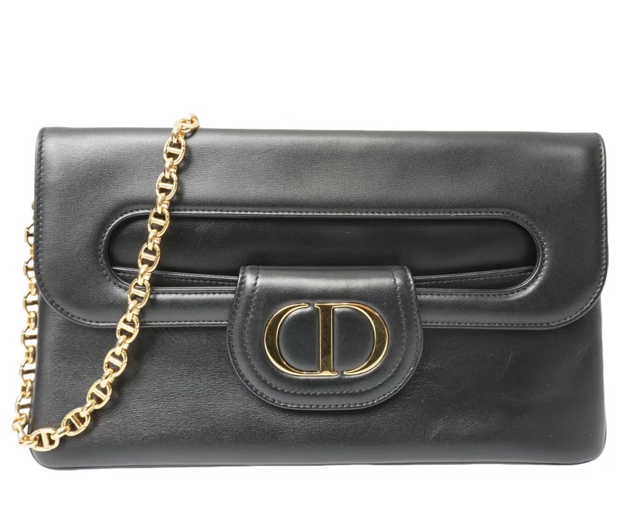 Christian Dior Double Clutch Chain Bag