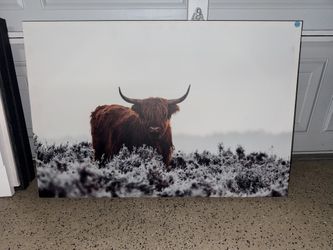 Highlander Horns By Japanese Van Den Canvas Wall Art