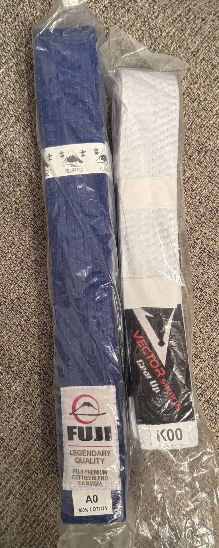 New Fuji Premium Jiu Jitsu Brazilian Belt Size AO Blue