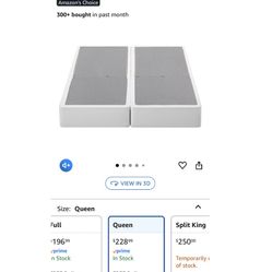 Split Queen Box Spring w/ Cover
