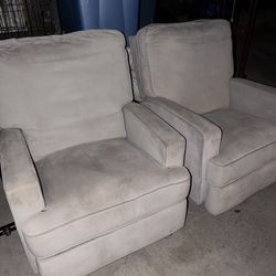 2 Rocking Swivel Recliners