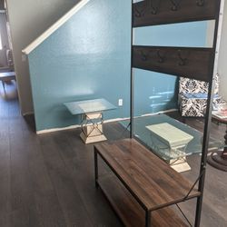 2 End Tables Coffee Table ( Hall Tree Sold!!!)