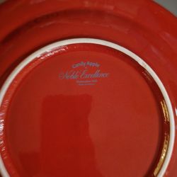 Noble Excellence Candy Apple Dinner Plates | Set of 4 | Great Condition
