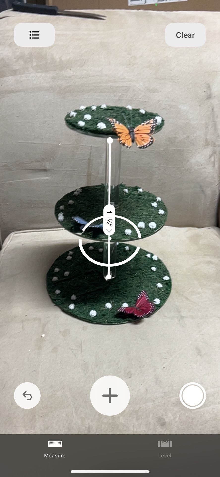 Handmade Cottage Core Dessert Stand