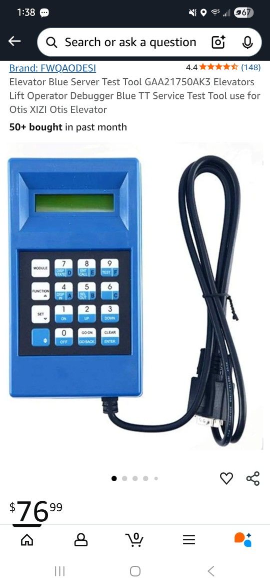 Otis Elevator Handheld Tool