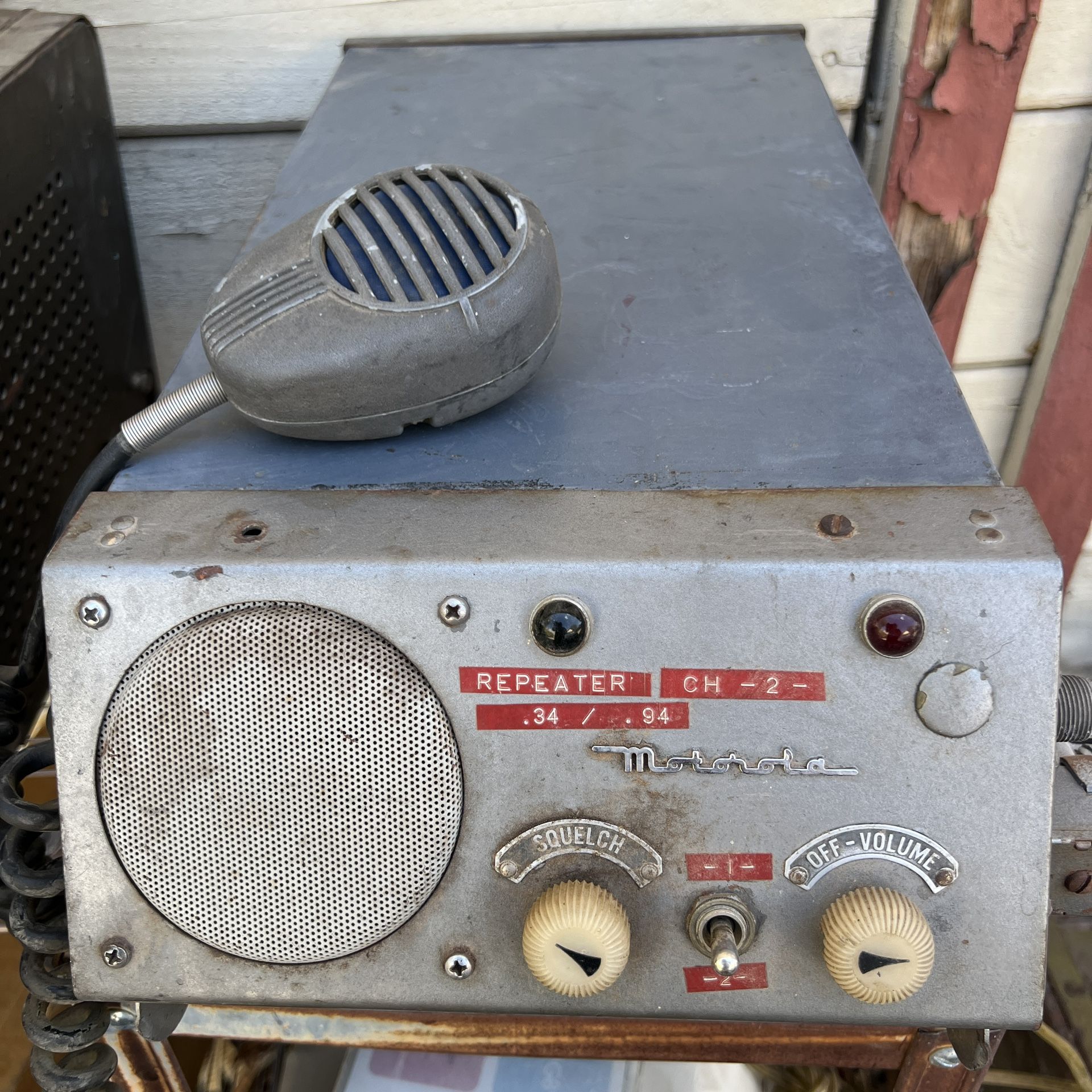 RARE Vintage Motorola FMTRU-41(V) 1940s- early 50s FM Mobile 2-Way Squad Car Radio  