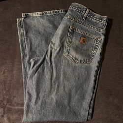 Baggy Carhartt Blue Denim Jeans