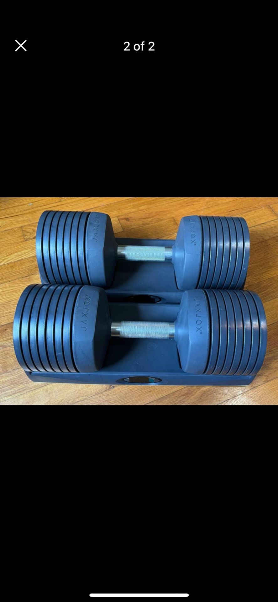 JAXJOX Bluetooth Adjustable Dumbbells 5-50lbs