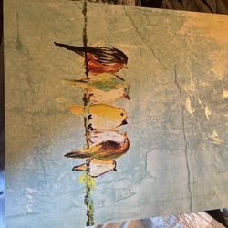 Pier 1. Birds On A Wire Canvas