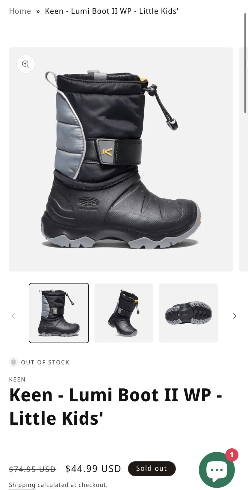 Keen - Lumi Boot II WP - Little Kids New/Nuevos 