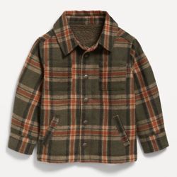 Sherpa Lined Toddler Shacket