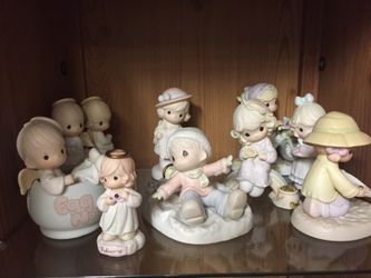 Precious Moments Collection with Curio