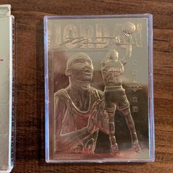 23 Kt Gold Foil Michael Jordan Basketball Card