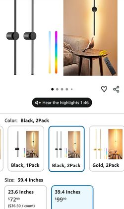 40" black modern wall sconces